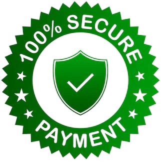 100% secure payment
